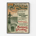 Vintage juliste Modernin kaupungin näyttelystä 1913 – historiallinen seinäkoristelu
