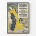 Vintage Juliste Madridin kansainvälisestä näyttelystä 1893–94