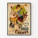 Vintage juliste Extra Sec Curaçao Cusenier seinäkoristeeksi
