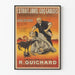 Vintagejuliste Extrait de Javel Le Coq Gaulois - Kemian mainos R. Guichard Bordeaux