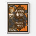 Vintagejuliste Anna Heldistä teoksessa Papa's Wife, F. Ziegfeld Jr.