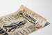 Vintage juliste Bony Lunéville korttien valmistamosta