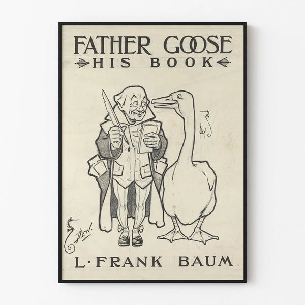 Vanha juliste Father Goose, L. Frank Baum