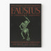 Teatteri Faustus juliste Christopher Marlowe'n teoksesta