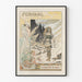 Art Nouveau -juliste Fervaal Vincent d'Indyn teoksesta Lucien Métivet
