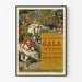 Vintagejuliste Pariisin juhlat - Suuri gaalaisnäytös 1886