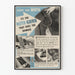 Vintage tekstiiliväkäslähettinen juliste