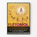 Vintage Juliste Flétobiol – Retroseinän koriste lastenhuoneisiin