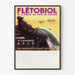 Vintage Juliste Flétobiol - Merellinen Retroseinäkäsitys