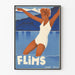 Vintage Flims Sveitsi juliste seinäkoristeeksi
