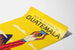 Vintage juliste Guatemala-matkasta - värikäs seinäkoriste