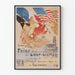 Vintage juliste Saint-Sulpicen franco-amerikkalaisesta messusta 1917 - Historiallinen seinäkoriste