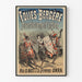 Vintage juliste Folies Bergère Intiaani viihde
