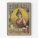 Vintage Juliste Folies Bergère La Belle Fatma Sisustustaulu