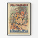 Vintage Juliste Folies Bergère Nuoret Vuosisadan Naiskaunottaret