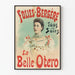 Vintagejuliste Folies Bergère La Belle Otero