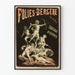 Vintage Juliste Folies Bergère - Elävät maalaukset