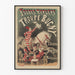 Vintage juliste Folies Bergère - Bugny-ryhmä ja sirkuseläimiä