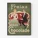 Vintage Freia's Chocolade juliste tyylikkääseen seinäkoristukseen
