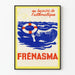 Vintage juliste Frénasma astmaatikkien avuksi - Retro seinäkoriste