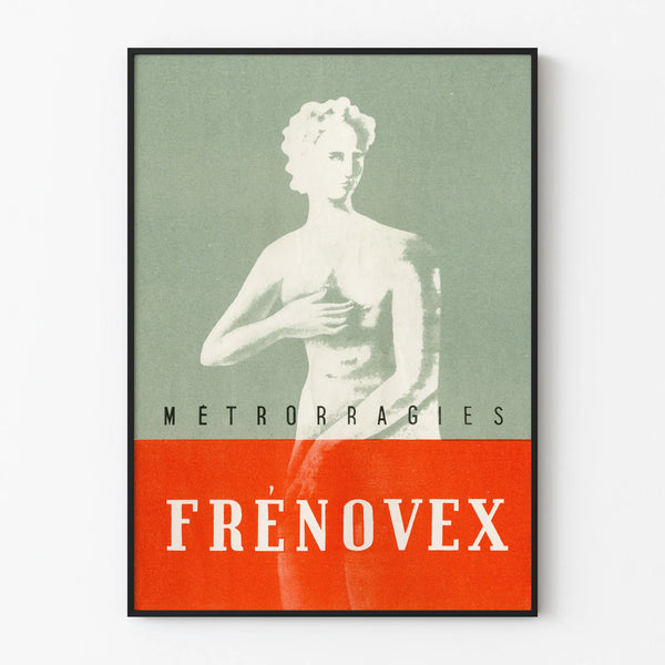 Frénovexin vintage lääketieteellinen juliste