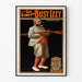 Vintagehauska Geo Sidney kuin kiireinen Izzy - Seinäkoriste Retro Juliste