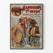 Vintage Garrisonin Finish Course de Chevaux -juliste
