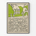 Vintage juliste Brombergin puutarhakaupungin näyttelystä 1913–1914