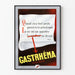 Vintage juliste GastRhéma energia ja voima