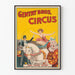 Vintage Circus Gentry Bros. -juliste Miss Louise Hilton kanssa