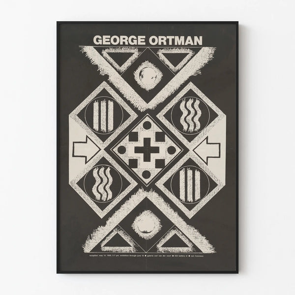 George Ortmanin graafinen näyttelyjuliste