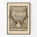 Koristejuliste vintage Geweihhaus Dietzel München