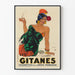Vintagejuliste Les Gitanes Cigarettes de la Régie Française