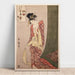 Maalauksen jäljennös Ōgiya Hanaōgi - Ōgiya Hanaōgi (kuvavisa arvoitus) - Kitagawa Utamaro