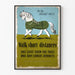 Vintage juliste Go by Shanks' Pony seinäkoriste
