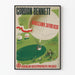 Vintage juliste Gordon Bennett Varsova 1936 - Retro-seinäkoristelu