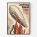 Vintage Juliste Graf Zeppelin Baselissa