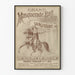 Vintage juliste Suuri naamiaisbaletti Brooklyn Saengerbund 1887