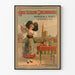 Vintage juliste suuresta Strasbourgin tislaamosta Pfister & Daul Strasbourg