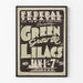 Retrojuliste Green Grow the Lilacs Federal Theatre