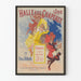 Vintage juliste seinäkoriste Halle aux Chapeaux 1892