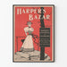 Vintage Harper's Bazar Juliste Muotilehti