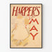 Vintage Harper's juliste toukokuulle - Tyylikäs retroseinäkoristelu