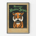 Vintage juliste Tigre Havemann's Raubtier Schule