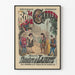 Vintage Juliste Le Roi de Carreau Teatteri des Nouveautés