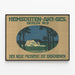 Vintage Heimstatten Berliini - Seinän koristelu retrojuliste — kehystetty taideteos seinällä