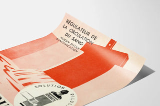 Vintage juliste Hémoductyl verenkierron säätelijä