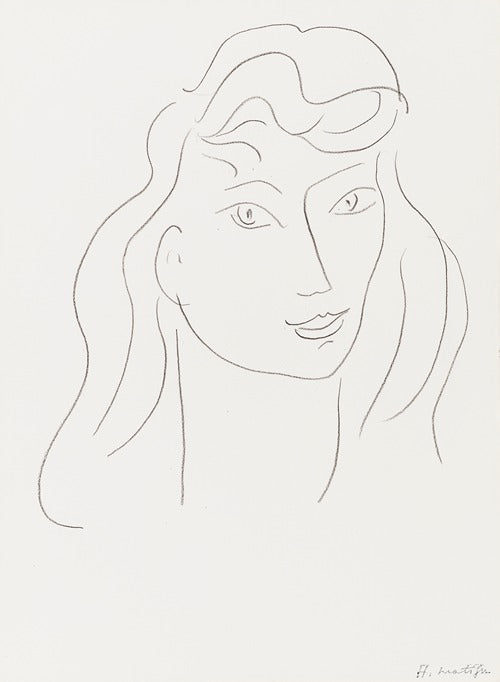 Tête de jeune fille, 1946 – Henri Matisse