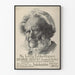 Vintage Henrik Ibsen -muotokuva ja teokset kokonaisuudessaan Juliste