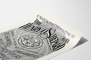 Vintage Henry O. Shepard - Typografinen seinäkoristelu juliste
